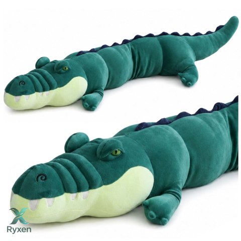 Duży Pluszowy Krokodyl Maskotka Przytulanka Realistyczny Zielony 150 cm