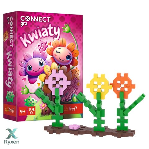 Gra dla dzieci Connect Kwiaty Trefl 02887