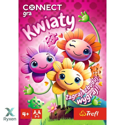 Gra dla dzieci Connect Kwiaty Trefl 02887