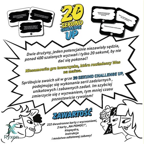 Gra planszowa 20 sekund challenge: nowe rozdanie Trefl 02903