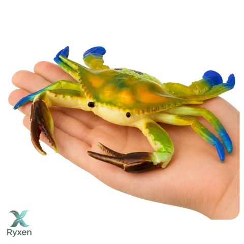 Gumowa Figurka Krab Rozciągliwa Realistyczna Zwierzę Morskie 19cm
