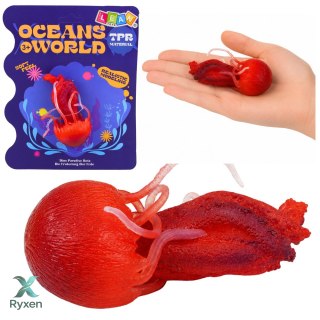 Gumowa Figurka Meduza Rozciągliwa Realistyczna Zwierzę Morskie 9 cm