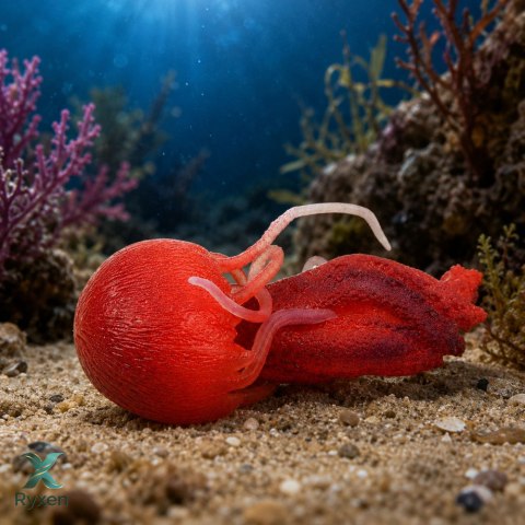 Gumowa Figurka Meduza Rozciągliwa Realistyczna Zwierzę Morskie 9 cm