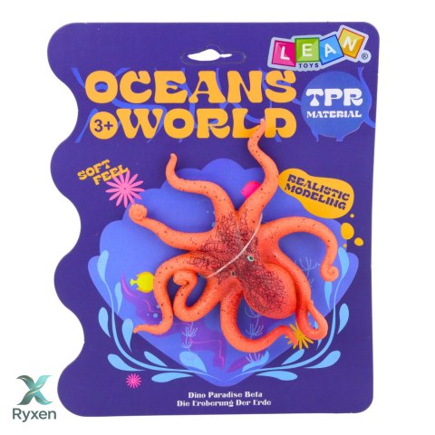 Gumowa Figurka Ośmiornica Rozciągliwa Realistyczna Zwierzę Morskie 12cm