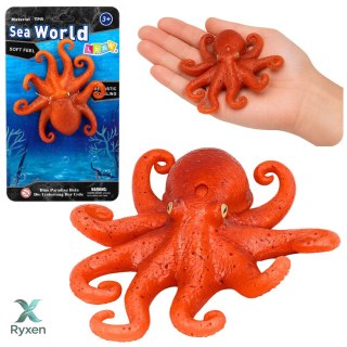 Gumowa Figurka Ośmiornica Rozciągliwa Realistyczna Zwierzę Morskie 14cm