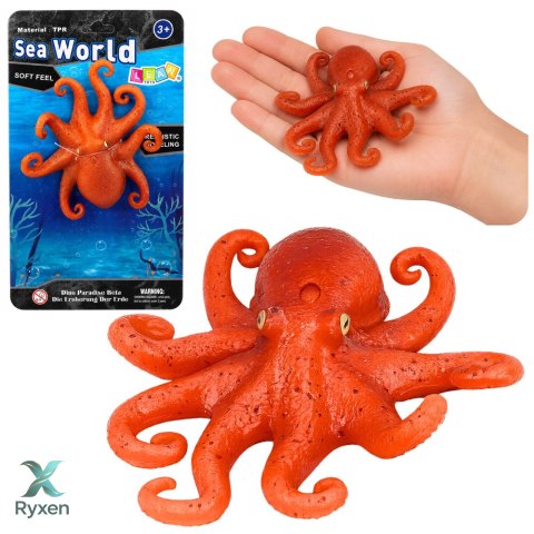 Gumowa Figurka Ośmiornica Rozciągliwa Realistyczna Zwierzę Morskie 14cm