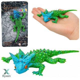 Jaszczurka Rogata Gumowa Figurka Rozciągliwa Realistyczna 20 cm