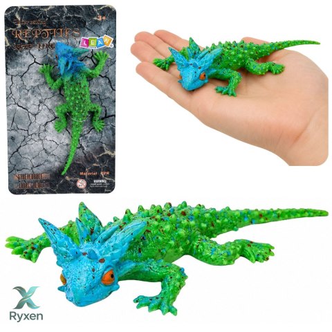 Jaszczurka Rogata Gumowa Figurka Rozciągliwa Realistyczna 20 cm