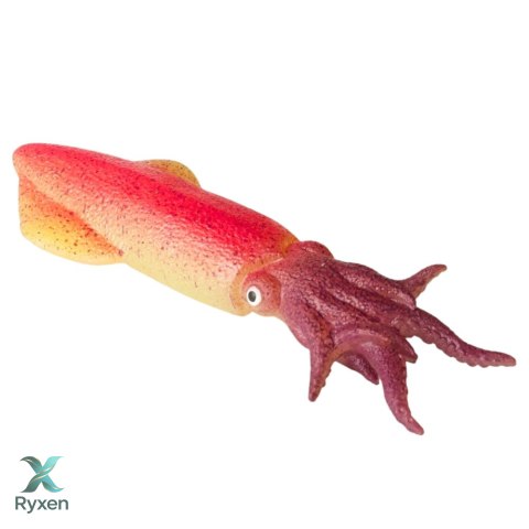 Kałamarnica Gumowa Figurka Rozciągliwa Realistyczna Zwierzę Morskie 14 cm