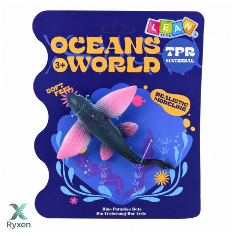 Latająca Ryba Gumowa Figurka Rozciągliwa Realistyczna Ryba Oceaniczna 12 cm