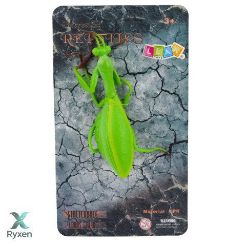 Modliszka Gumowa Figurka Rozciągliwa Realistyczna Zielona 18 cm