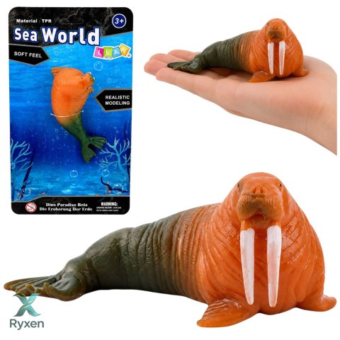 Mors Gumowa Figurka Rozciągliwa Realistyczna Ssak Morski 13 cm