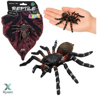 Pająk Tarantula Gumowa Figurka Rozciągliwa Realistyczna Czarny 10 cm