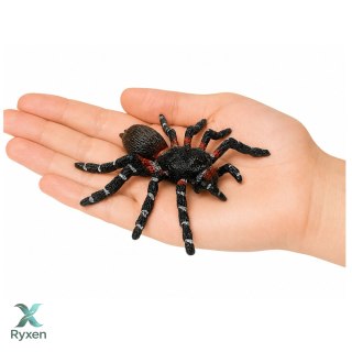 Pająk Tarantula Gumowa Figurka Rozciągliwa Realistyczna Czarny 10 cm