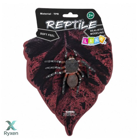 Pająk Tarantula Gumowa Figurka Rozciągliwa Realistyczna Czarny 10 cm