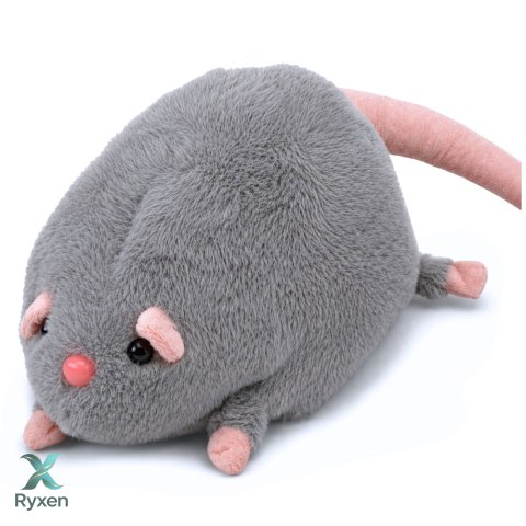 Pluszowa Maskotka Przytulanka Szczur Z Długim Ogonem Szary 40 cm