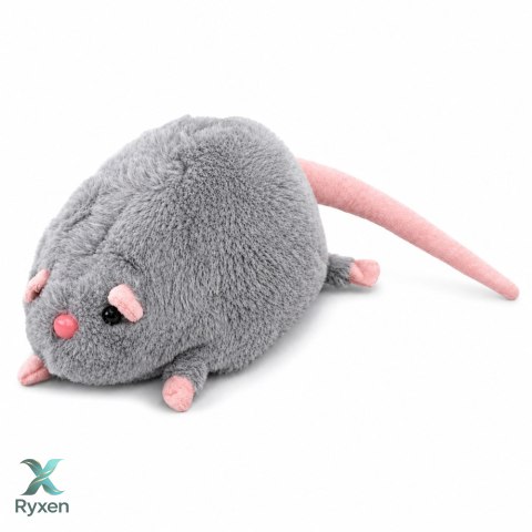 Pluszowa Maskotka Przytulanka Szczur Z Długim Ogonem Szary 40 cm