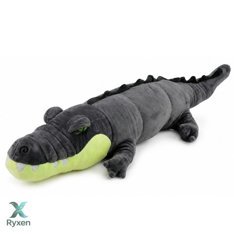 Pluszowy Krokodyl Maskotka Przytulanka Realistyczny Szary 90 cm
