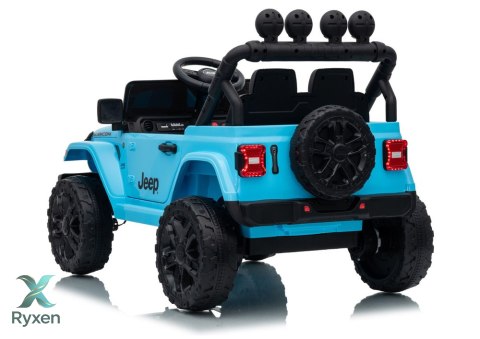 Pojazd Na Akumulator Jeep Rubicon DK-JWR558 24V Jasno-Niebieski