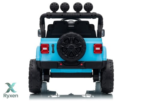 Pojazd Na Akumulator Jeep Rubicon DK-JWR558 24V Jasno-Niebieski