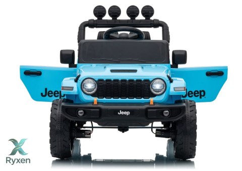 Pojazd Na Akumulator Jeep Rubicon DK-JWR558 24V Jasno-Niebieski