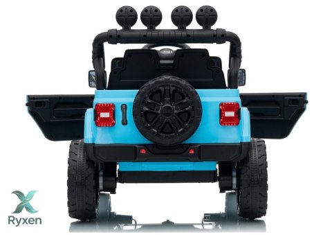 Pojazd Na Akumulator Jeep Rubicon DK-JWR558 24V Jasno-Niebieski