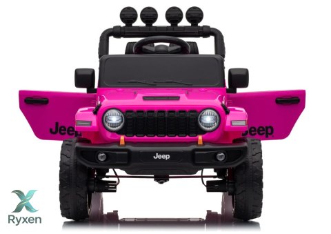 Pojazd Na Akumulator Jeep Rubicon DK-JWR558 24V Różowy