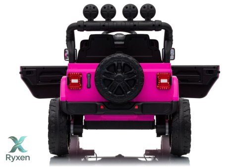 Pojazd Na Akumulator Jeep Rubicon DK-JWR558 24V Różowy