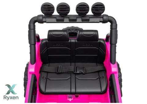 Pojazd Na Akumulator Jeep Rubicon DK-JWR558 24V Różowy