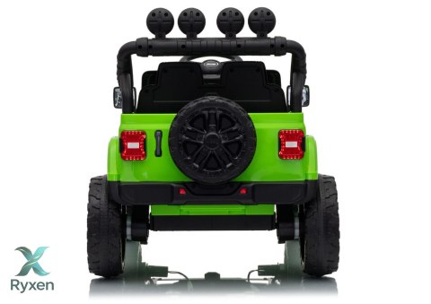 Pojazd Na Akumulator Jeep Rubicon DK-JWR558 24V Zielony