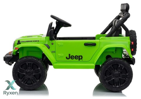 Pojazd Na Akumulator Jeep Rubicon DK-JWR558 24V Zielony