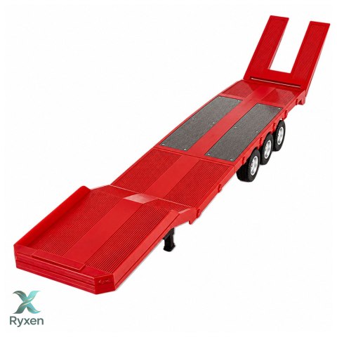 Przyczepa Niskopodwoziowa Naczepa Do Scania 770S Huina Czerwona 1:18
