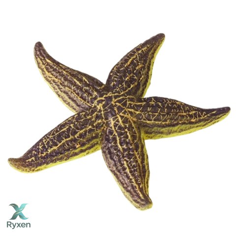 Rozgwiazda Gumowa Figurka Rozciągliwa Realistyczna Zwierzę Morskie 9,5 cm