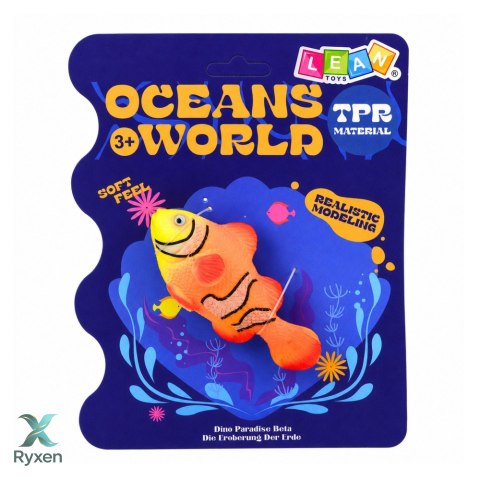 Ryba Gumowa Błazenek Figurka Rozciągliwa Realistyczna Ryba Oceaniczna 10cm