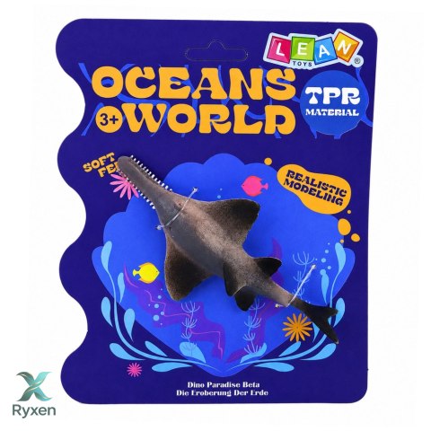 Ryba Gumowa Miecznik Figurka Rozciągliwa Realistyczna Ryba Oceaniczna 15cm