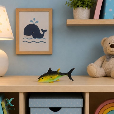 Ryba Gumowa Tuńczyk Figurka Rozciągliwa Realistyczna Ryba Oceaniczna 14 cm