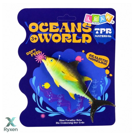 Ryba Gumowa Tuńczyk Figurka Rozciągliwa Realistyczna Ryba Oceaniczna 14 cm