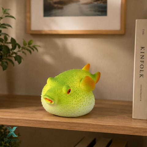 Ryba Rozdymka Gumowa Figurka Rozciągliwa Realistyczna Ryba Oceaniczna 12cm