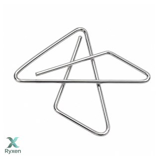 Spinacze Krzyżowe Motyle Metalowe Do Dokumentów Biurowe 32 mm 50 szt.