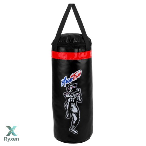 Worek Bokserski Dla Dzieci Zestaw Do Ćwiczeń Rękawice MUAY THAI 55x17cm M