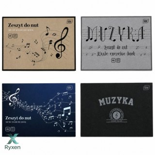 Zeszyt do Nut A5 16 kartek mix wzorów INTERDRUK