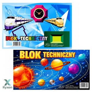 Blok techniczny biały A3 10 kartek 160g PROTOS