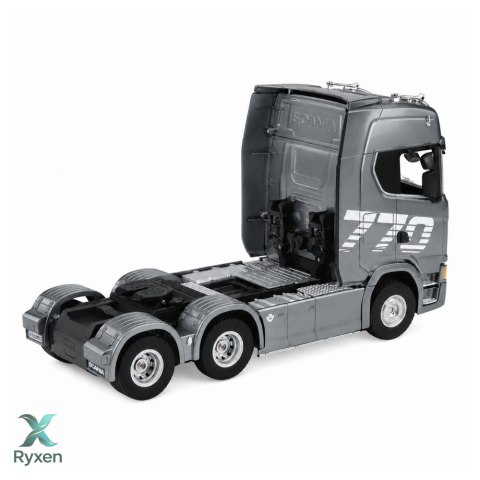 Ciągnik Siodłowy Scania Zdalnie Sterowany RC Huina 1501 Szary Srebrny 1:18