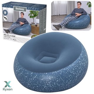 Fotel Dmuchany Siedzisko Niebieski Inflate A Chair Bestway 75154
