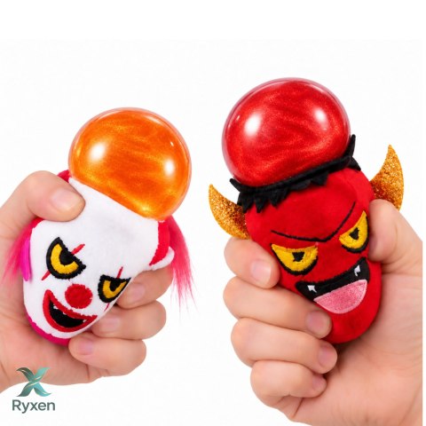 Halloweenowy Pluszowy Gniotek Miękki Brokatowy Antystresowy 8cm