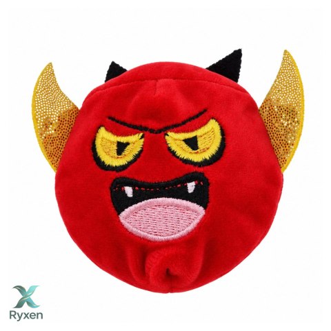 Halloweenowy Pluszowy Gniotek Miękki Brokatowy Antystresowy 8cm
