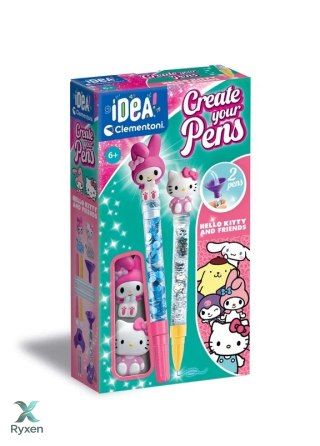 Idea Art Zestaw Mini Fabryka Długopisów Hello Kitty i Przyjaciele Hello Kitty i My Melody Clementoni 18433