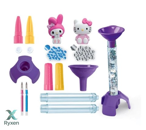 Idea Art Zestaw Mini Fabryka Długopisów Hello Kitty i Przyjaciele Hello Kitty i My Melody Clementoni 18433