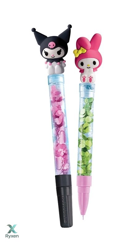 Idea Art Zestaw Mini Fabryka Długopisów Hello Kitty i Przyjaciele My Melody i Kuromi Clementoni 18431