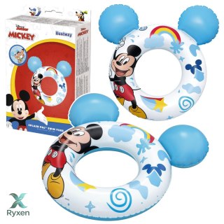 Koło Dmuchane Dla Dzieci Mickey Mouse Z Uszami Niebieskie Bestway 9102K